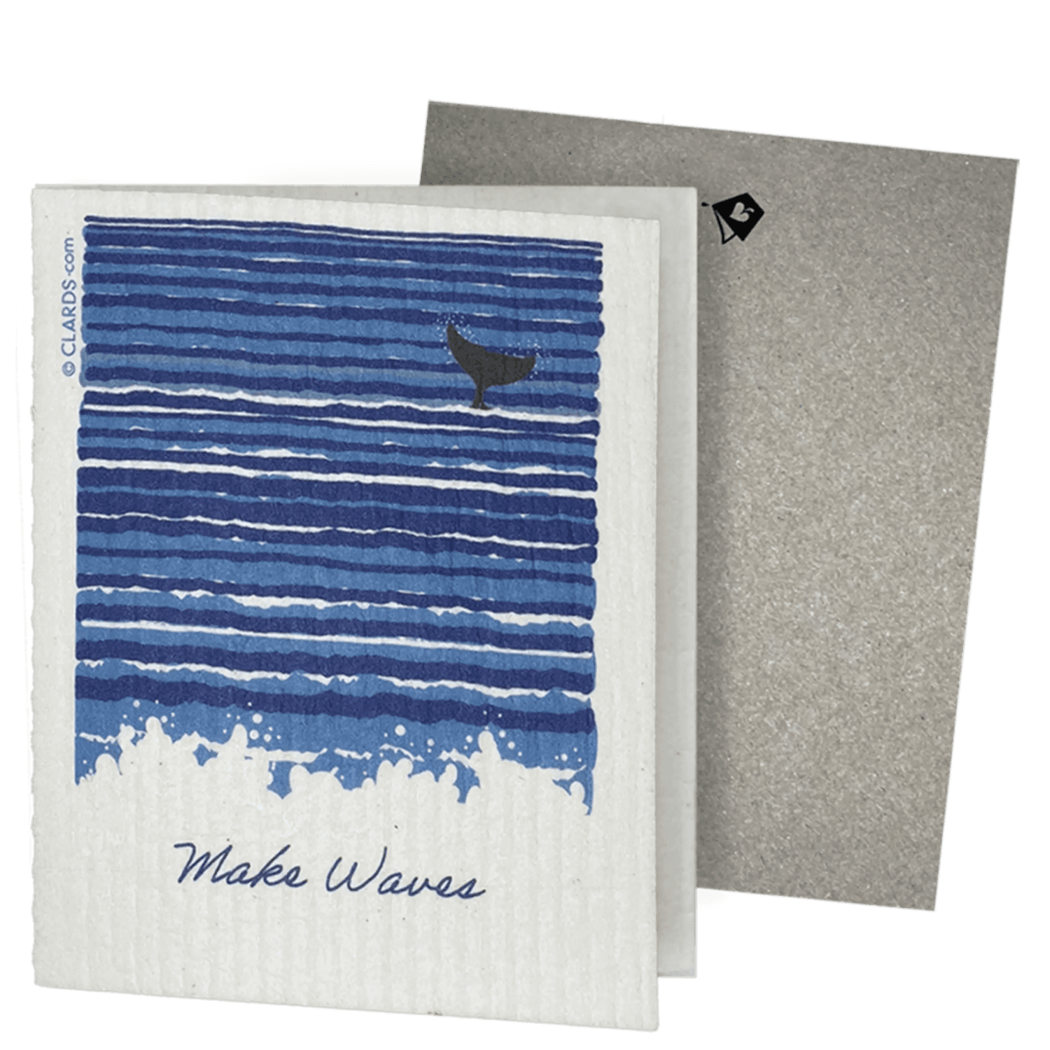Make Waves Eco-friendly Clards® turn into reusable cleaning cloths